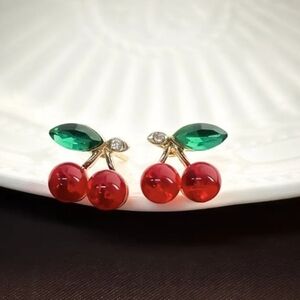 Red Cherry Earrings